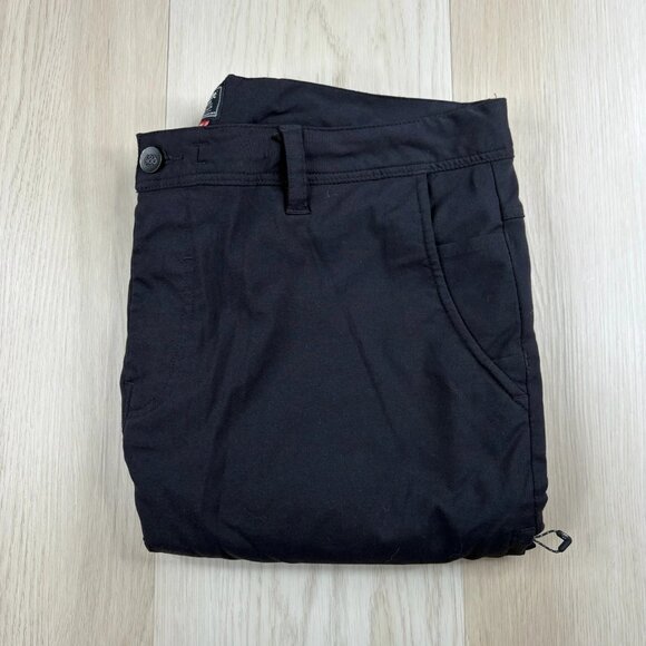 686 Mens Black Everywhere Slim Fit Straight Leg Classic Chino Pant Size W38/L34 - Picture 1 of 12